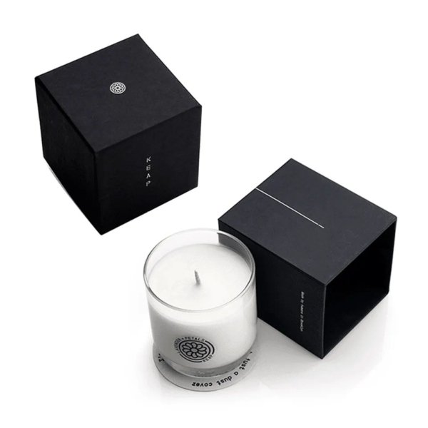 Midnight Wax Vessel Container — Ebony Sensory Illumination Encasement
