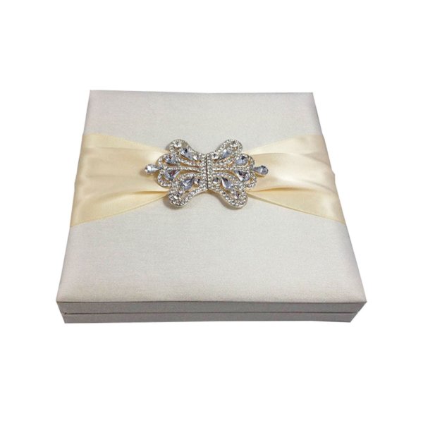 Artisanal Ivory Box Couture Wedding Invite Suite