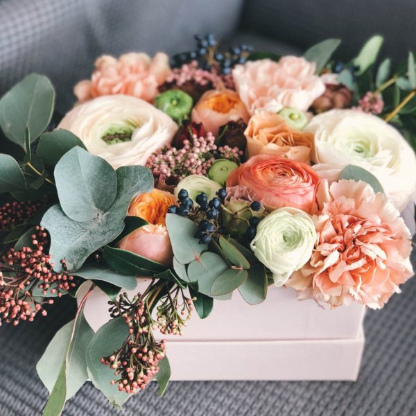 Blooming Treasures Vibrant Petal Box for Special Moments