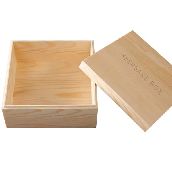 Bespoke Timber Treasure Chest with Laser-Etched Artistry in Mahogany