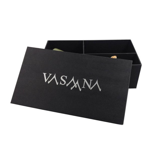 Silver-Embossed Custom Box: Sleek Metallic Branding Solution