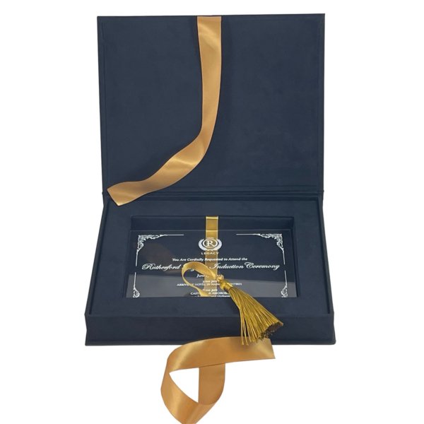 Midnight Suede Display Sanctuary for Crystal Clear Memory Cards