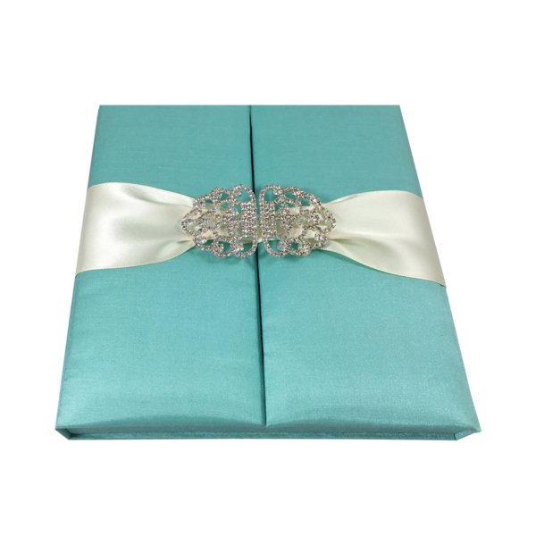 Cerulean Keepsake Treasure Chest for Matrimonial Announcements