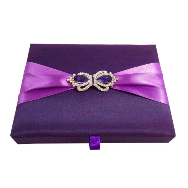 Royal Purple Crown Jeweled Wedding Suite